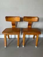 Vintage kinderstoeltjes, Huis en Inrichting, Stoelen, Ophalen, Gebruikt, Twee, Bruin