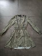 Gave panterprint jurk groen maat 164, Kinderen en Baby's, Kinderkleding | Maat 164, Meisje, Ophalen of Verzenden, Zo goed als nieuw