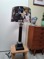 Grote Eichholtz Monaco Tafellamp met bloemen Lampenkap, Ophalen of Verzenden, Zo goed als nieuw, Minder dan 50 cm