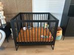 Kidsmill Modular box zwart (met matras en boxkleed), Ophalen, Gebruikt, Boxkleed