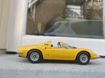 1:18 Ferrari 246 GTS Dino geel 1970 Hotwheels / JJTOP, Ophalen of Verzenden, Zo goed als nieuw, Auto, Hot Wheels