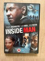 Inside Man DVD - Denzel Washington, Vanaf 16 jaar, Ophalen of Verzenden, Gebruikt, Actiethriller