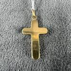 G0uden Hanger | 8k | 0,99g | kruis | 2,8cm | 400502, Sieraden, Tassen en Uiterlijk, Ophalen of Verzenden, Zo goed als nieuw, Kruis of Symbool