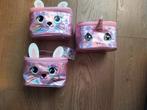 3x kinder toilettas NIEUW 2x konijn 1x unicorn, Ophalen of Verzenden, Nieuw