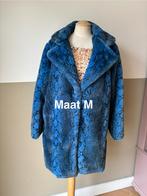 Blauwe bontjas - Maat M - Perfect voor carnaval!, Ophalen of Verzenden, Zo goed als nieuw, Maat 38/40 (M), Blauw