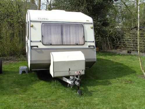 Carvan Kip Touring 390, Caravans en Kamperen, Caravans, Particulier, tot en met 4, 500 - 750 kg, Standaardzit, Kip, Dwarsbed, tot 4 meter