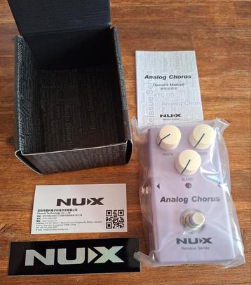 NIEUW NUX analog chorus effects pedal. Reissue series  beschikbaar voor biedingen