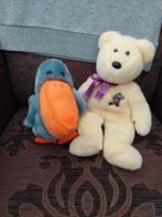 Ty beanie baby's pelikaan en evil bear beanie babies, Ophalen of Verzenden, Zo goed als nieuw, Beer