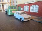 Trabant 601 - Herpa lichtblauw met wit dak, Ophalen of Verzenden, Zo goed als nieuw, Auto, Herpa