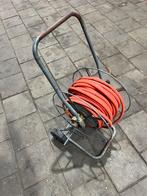 Slanghaspel verrijdbaar tuinslang waterslang cicra 15m, Ophalen, Gebruikt, Tuinslanghaspel