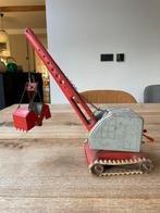 MFZ Martin Fuchs 3020 blikken hijskraan, rupsen intact, Antiek en Kunst, Antiek | Speelgoed, Ophalen of Verzenden