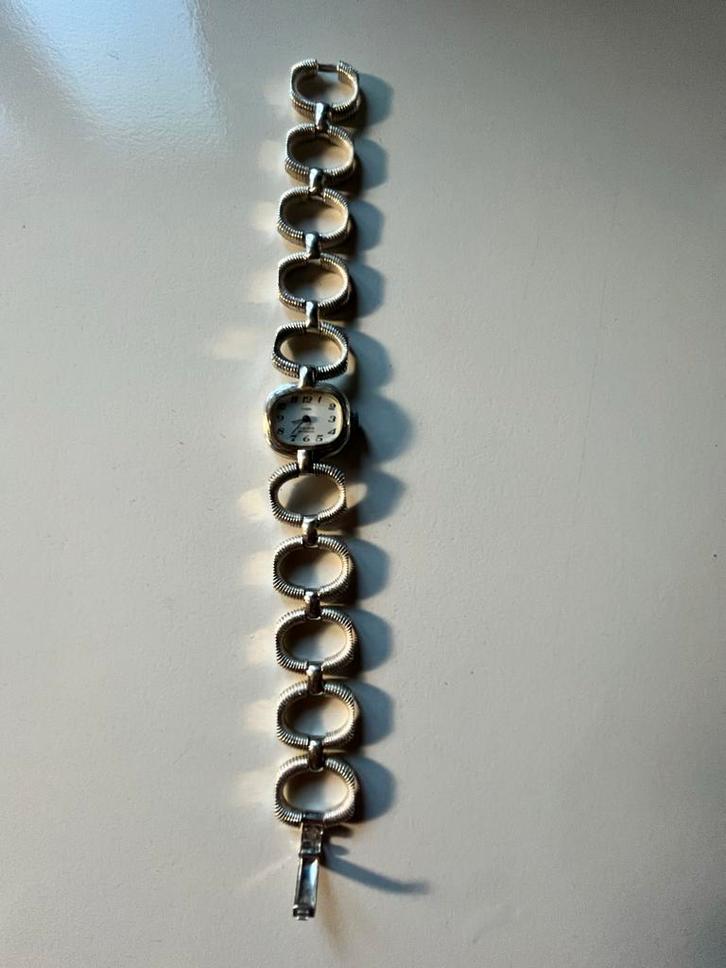 Massief Zilveren 925 Horloge, Sieraden, Tassen en Uiterlijk, Horloges | Antiek, Polshorloge, Overige merken, Zilver, 1960 of later