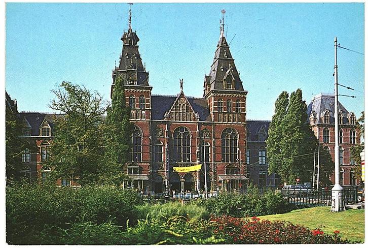 908803 Amsterdam Rijksmuseum Nette oude kaart Onbeschreven, Verzamelen, Ansichtkaarten | Nederland, Ongelopen, Noord-Holland, Ophalen of Verzenden