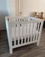 Mooie witte box vierkant incl zgan matras, Kinderen en Baby's, Boxen, Ophalen, Gebruikt, Vierkant, In hoogte verstelbaar