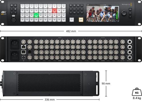 Blackmagic Atem Constellation 8k 4 M/E, Audio, Tv en Foto, Professionele Audio-, Tv- en Video-apparatuur, Zo goed als nieuw, Video