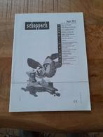 Scheppach afkort en verstekzaag, Ophalen, Zo goed als nieuw, Afkortzaag, 1200 watt of meer