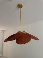 Bloemvormige hanglamp, Huis en Inrichting, Lampen | Hanglampen, Boho, Ophalen of Verzenden, Zo goed als nieuw, Metaal