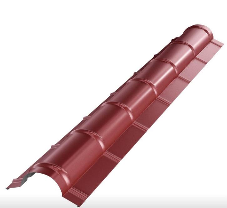 Stalen gecoat Nokstukken, nokkap, dakpanplaat half ronde nok, Doe-het-zelf en Verbouw, Dakpannen en Dakbedekking, Zo goed als nieuw