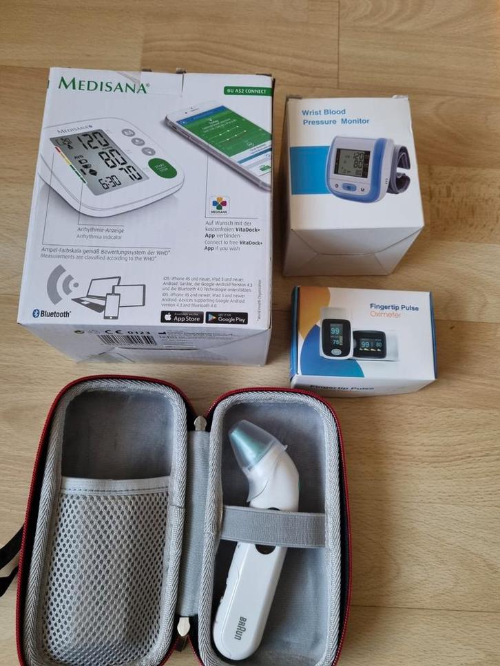 Bloeddrukmeters, lichaamstemperatuur, zuurstof, Diversen, Verpleegmiddelen, Nieuw, Ophalen of Verzenden