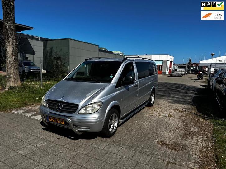 Mercedes-Benz Vito 115 CDI 320 Lang DC luxe Clima.Dubbel Cab, Auto's, Bestelauto's, Bedrijf, Te koop, ABS, Airconditioning, Centrale vergrendeling