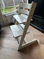 Stokke Tripp Trapp Meegroeistoel Wit, Ophalen, Gebruikt, Meegroeistoel, Aanschuifbaar