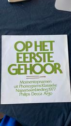 Op Het Eerste Gehoor – Philips / Decca / Argo 1977 – Promo, Ophalen of Verzenden, Barok, Gebruikt, Overige typen