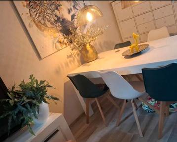 Witte Eettafel - 6 Persoons - Stevig