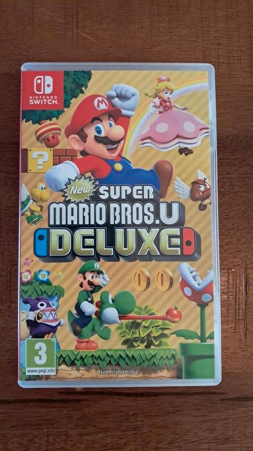 New Super Mario Bros. U Deluxe, Spelcomputers en Games, Games | Nintendo Switch, Zo goed als nieuw, Platform, 3 spelers of meer