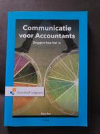 Communicatie voor Accountants - Elina Bos  NIEUW, Ophalen of Verzenden, Nieuw, HBO