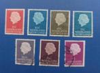 Postzegel NL Nieuw Guinea 1954 7 zegels Kon Juliana 10-05, Postzegels en Munten, Postzegels | Nederlands-Indië en Nieuw-Guinea