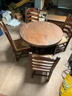 Tafel met goeie stoellen er bij, Huis en Inrichting, Ophalen of Verzenden, Gebruikt