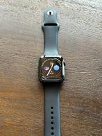 Apple Watch Series 7 (45mm, Steel + Cellular) – Graphite, Sieraden, Tassen en Uiterlijk, Smartwatches, Apple Watch ⌚️, Zwart, IOS