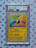 Ash’s Pikachu SM108 Pokémon S&M Black Star Promo 2017 PSA 8, Ophalen of Verzenden, Nieuw, Losse kaart