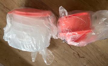 Nieuwe Tupperware hamburgerpers hamburger diepvries set beschikbaar voor biedingen