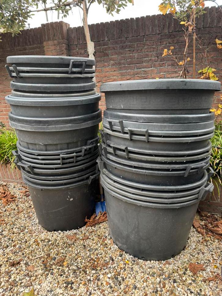 Grote boomkuipen, tuinplantencontainers 140 en 160 liter, Tuin en Terras, Bloembakken en Plantenbakken, Zo goed als nieuw, Kunststof