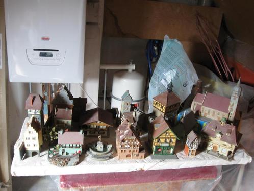 Modelbaan Ho Diverse huisjes 1, Hobby en Vrije tijd, Modeltreinen | H0, Gebruikt, Brug, Tunnel of Gebouw, Gelijkstroom of Wisselstroom