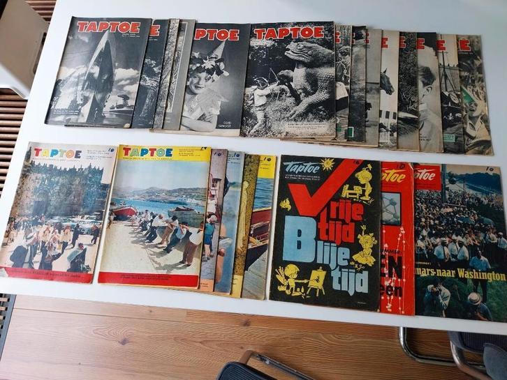 Taptoe--magazines 1954/1960/1961/1965, Verzamelen, Tijdschriften, Kranten en Knipsels, Tijdschrift, Nederland, 1940 tot 1960, Ophalen of Verzenden
