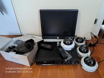 Complete Bewakingsset met Top Camera's, en recorder  beschikbaar voor biedingen