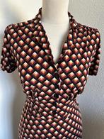 King Louie maat L rood geruite polo jurk 2897, Maat 42/44 (L), Ophalen of Verzenden, Zo goed als nieuw, Knielengte