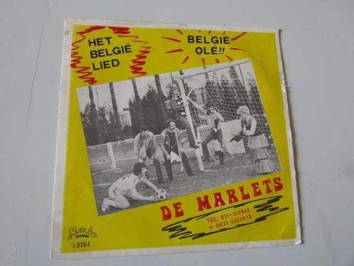 DE MARLETS ; HET BELGIË LIED ; SINGLE, Cd's en Dvd's, Vinyl | Nederlandstalig, Gebruikt, Levenslied of Smartlap, Overige formaten