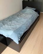 Ikea malm bed met 2 lades verend lattenbodem matras, Huis en Inrichting, Slaapkamer | Bedden, 90 cm, Gebruikt, Ophalen of Verzenden