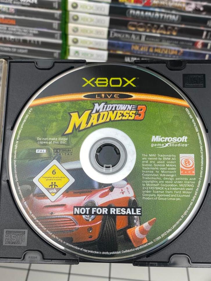 Midtown Madness 3 Not For Resale – OG Xbox Original Classic, Spelcomputers en Games, Games | Xbox Original, Zo goed als nieuw