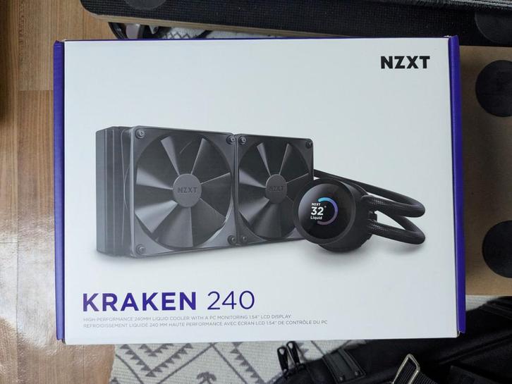 NZXT Kraken 240 AIO CPU Koeler - Nieuw!, Computers en Software, Computerkoelers, Nieuw, Waterkoeling, Ophalen of Verzenden