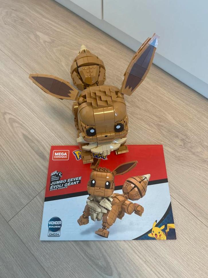 Lego Pokemon Eevee Jumbo - Mega Construx, Kinderen en Baby's, Speelgoed | Duplo en Lego, Zo goed als nieuw, Lego, Complete set