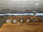 5 verschillende bier glazen artois, Ophalen, Gebruikt, Glas of Glazen, Overige merken