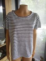 SUMMUM TOP, MAAT L, ZWART/WIT GESTREEPT., Summum, Overige kleuren, Verzenden, Maat 42/44 (L)