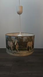 Lampenkap -  Paard - Paarden - Lamp, Ophalen of Verzenden, Zo goed als nieuw, Rond