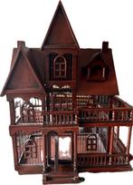 Antiek Victoriaanse stijl Vogelkooi van hout, Ophalen