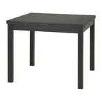Bjursta ikea uitschuifbare tafel zwart, Tuin en Terras, Ophalen, Zo goed als nieuw