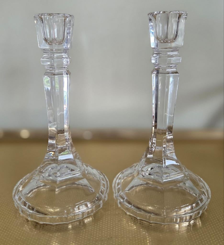 Kristallen RCR kandelaars, Ophalen of Verzenden, Kristal